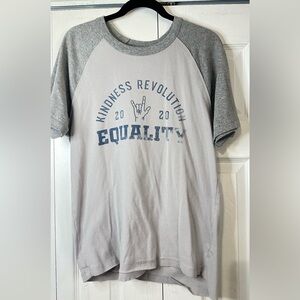 Gray Kindness Revolution Equality T-Shirt